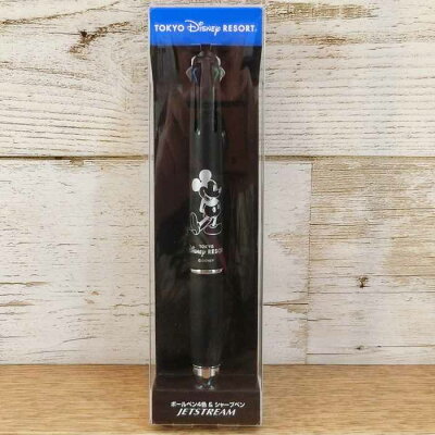 東京ディズニーリゾート ディズニー ミッキーマウス ジェットストリーム ボールペン 0.5mm 多機能ペン 黒 赤 青 緑 4色+シャープペン 無料ギフトラッピング TDR ディズニーランド ディズニーシー ミッキー 文具 ステーショナリー 三菱鉛筆 4&1 おみやげ お土産