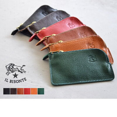 【ポイント最大42倍】☆【国内正規販売店】(5422305250)IL BISONTE(イルビゾンテ)レザーキー&コインケース【メール便対応可・メール便送料無料】H【21日20:00-26日1:59まで】