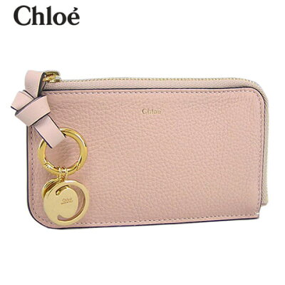 【2021春夏新作】 クロエ/Chloe レディース コインカードケース ALPHABET CHC17AP944H9Q (BLUSH NUDE/24L) アルファベット/コイン&カードケース/カードホルダー/カード入れ/フラグメントケース/小物/プレゼント/誕生日/ゴールド 金具