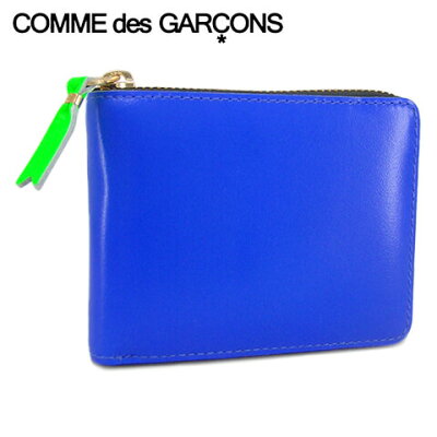 【2021-22秋冬新作】 コムデギャルソン/COMME des GARCONS ユニセックス 2つ折り財布 SA7100SF BLUE ブルー/ウォレット/折財布/サイフ/ラウンドファスナー/ラウンドジップ/小物/プレゼント/誕生日/バレンタイン/クリスマス/ユニセックス/男女兼用/メンズ/レディース