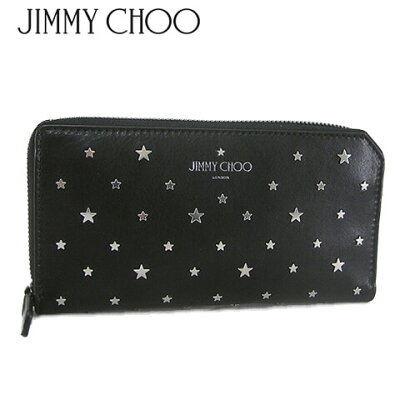 ジミーチュウ/JIMMY CHOO メンズ 長財布 ABIKO UXI (BLACK/ブラック) アビコ/スタッズ/ラウンドファスナー/ラウンドジップ/小物/プレゼント/誕生日/パーティー/バレンタイン/父の日/クリスマス/SL