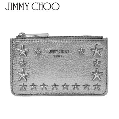 ジミーチュウ JIMMY CHOO レディース コインケース NANCY UUR GUNMETAL DARK SILVER ナンシー キーケース コインケース スタッズ 小物 プレゼント 誕生日 パーティー バレンタイン クリスマス