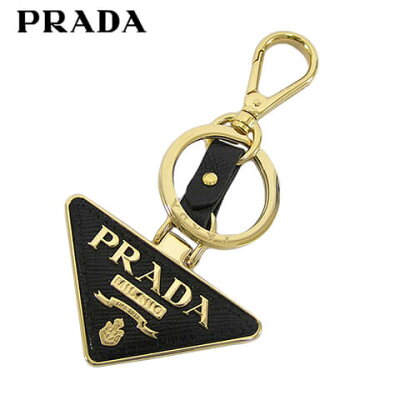 【2021春夏新作】 プラダ/PRADA ユニセックス キーホルダー SAFFIANO 1PP128 053 (NERO/ブラック/F0002) キーチャーム/トライアングル ロゴ/サフィアーノ/小物/プレゼント/誕生日/パーティー/バレンタイン/父の日/クリスマス/男女兼用/メンズ/レディース