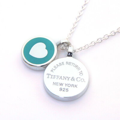 ティファニー ネックレス ペンダント TIFFANY リターン トゥ ティファニー ダブル ラウンド ペンダント(ミニ) シルバー 36517204 【acl】