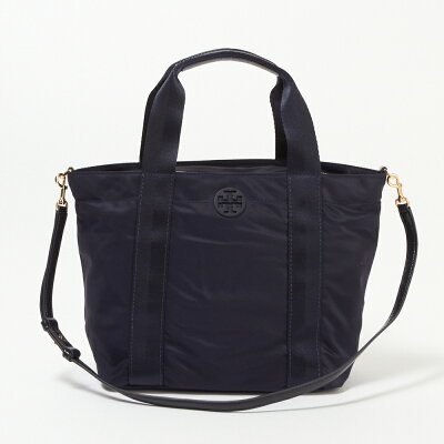 トリーバーチ TORY BURCH バッグ 2WAYバッグ 41762 405 Tory Navy Nylon/Leather 【QUINN SMALL ZIP TOTE】 TORY NAVY 【bgl】