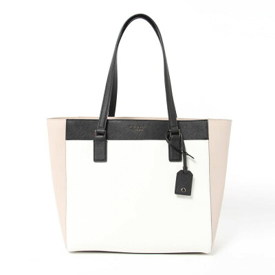 ケイトスペード KATE SPADE トートバッグ アウトレット 【キャメロン:Cameron】 laptop tote WKRU5840 ホワイト系(132 WHITE/BLACK) 【bgl】