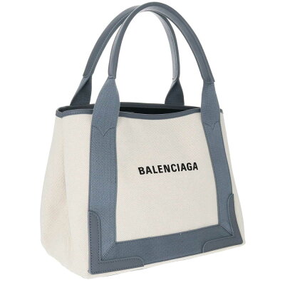バレンシアガ BALENCIAGA バッグ トートバッグ 339933 AQ38N 1381 NATUREL/GRIS SOURIS 【NAVY CABAS S】 【bgl】