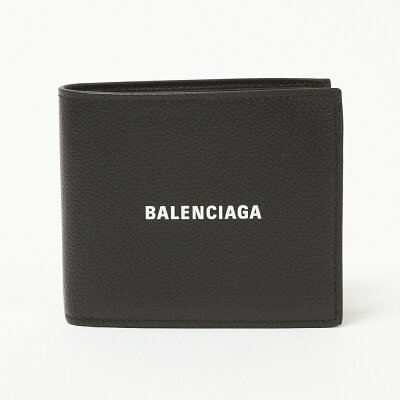 バレンシアガ 折財布 【CASH SQUARE:キャッシュスクエア】 594315 1IZI3 ブラック(1090 BLACK-WHITE) BALENCIAGA 【skm】