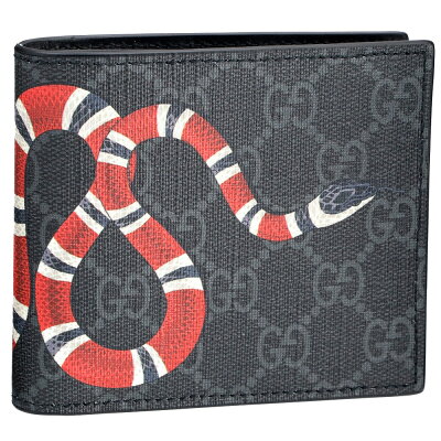 グッチ 折財布 【G.BESTIARY M:ベスティアリM】 451266 K551N ブラック系(1058 NERO MULTICOLOR/NERO) GUCCI 【skm】