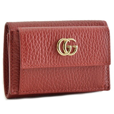 グッチ GUCCI 財布 折財布 【GG MARMONT:GGマーモント】 523277 CAO0G レッド系(6433-HIBIS RED) 【skl】