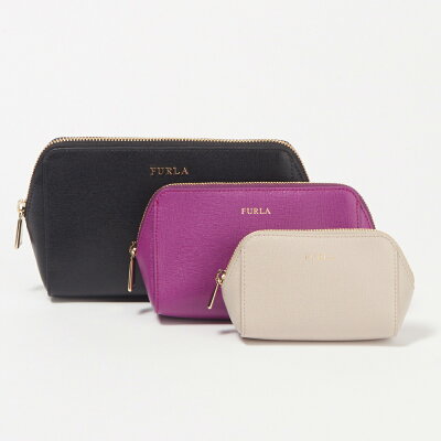 フルラ FURLA ポーチ 【エレクトラ】 EL95 961991 LN1 B30 C72/ONYX+BOUGANVILLE+VANIGLIA 【skl】
