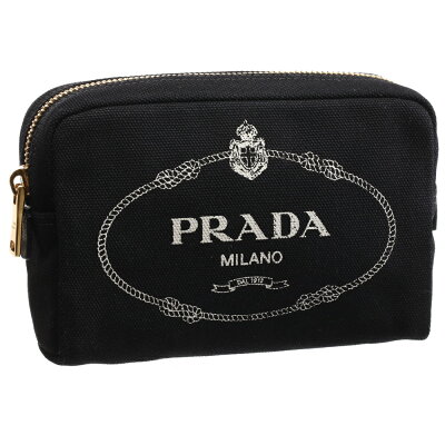 プラダ PRADA ポーチ 【カナパ:CANAPA LOGO】 1NA021 20L F0N12 ブラック(F0N12/NERO+TALCO) 【skl】