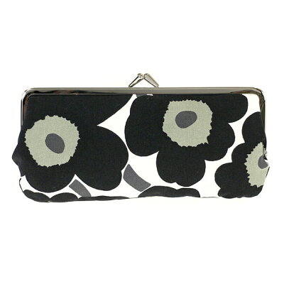 【12/3(土)24時間限定ポイント10倍】 マリメッコ がま口型長財布 マルチポーチ MARIMEKKO 027003 030 MINI UNIKKO ミニウニッコ ブラック 【ゆうパケ可】【同梱不可】【ギフト不可】【RSL】 【skl】