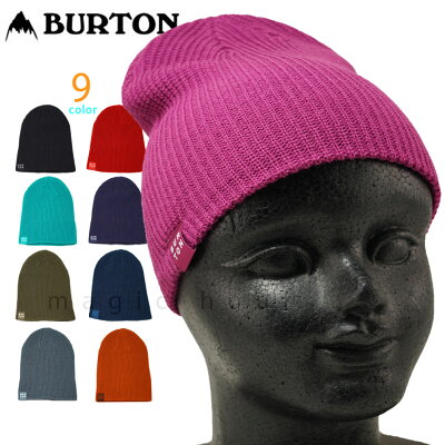 送料無料 BURTON バートン ビーニー スノーボード 帽子 ニット帽 スノボ ブランド ニットキャップ メンズ レディー ス ロゴ 無地 スキー バイク Y DND