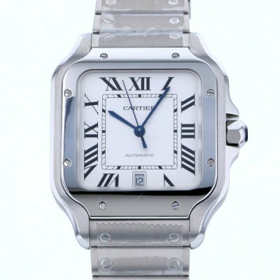 【限定 ポイント10倍 3/21〜】カルティエ CARTIER サントス ドゥ カルティエ LM WSSA0009 シルバー文字盤 メンズ 腕時計 【新品】