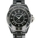 シャネル 腕時計（メンズ） シャネル CHANEL J12 H5697 ブラック文字盤 新品 腕時計 メンズ
