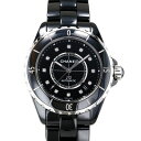 シャネル 腕時計（メンズ） シャネル CHANEL J12 H1626 ブラック文字盤 新品 腕時計 メンズ