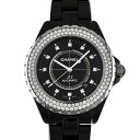 シャネル 腕時計（メンズ） シャネル CHANEL J12 42 H2014 ブラック文字盤 新品 腕時計 メンズ