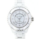 シャネル 腕時計（メンズ） シャネル CHANEL J12 H5705 ホワイト文字盤 新品 腕時計 メンズ