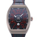 フランクミュラー 腕時計（メンズ） フランク・ミュラー FRANCK MULLER ヴァンガード V45SC DT TT BR ER ブラック文字盤 新品 腕時計 メンズ