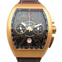 フランクミュラー 腕時計（メンズ） フランク・ミュラー FRANCK MULLER ヴァンガード クロノグラフ V45CCDT 5N ブラック文字盤 新品 腕時計 メンズ