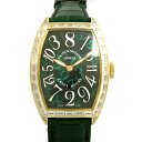 フランクミュラー 腕時計（メンズ） フランク・ミュラー FRANCK MULLER トノウカーベックス クレイジーアワーズ バケットダイヤモンド 5850CHD-184 グリーン文字盤 新品 腕時計 メンズ