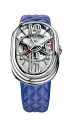 グリモルディ 腕時計（メンズ） グリモルディ 腕時計 GTO ブルーレザーベルト メンズ GRIMOLDI Gran Tipo Ovale SSSHICE612SL-BL1962年〜1964年にわずかに製造されたフェラーリ250GTOにオマージュした腕時計 お手続き簡単な分割払いも承ります。
