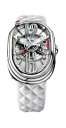 グリモルディ 腕時計（メンズ） グリモルディ 腕時計 GTO ホワイトレザーベルト メンズ GRIMOLDI Gran Tipo Ovale SSSHICE612SL-WH1962年〜1964年にわずかに製造されたフェラーリ250GTOにオマージュした腕時計 お手続き簡単な分割払いも承ります。