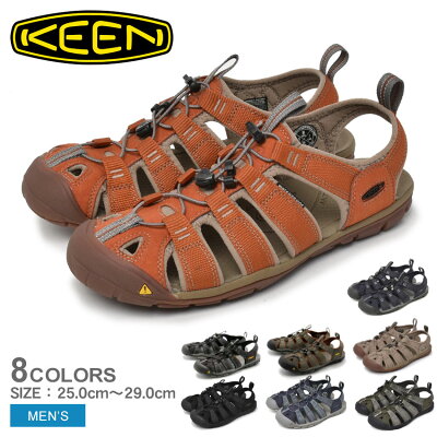 送料無料 KEEN サンダル メンズ キーン クリアウォーター CNX 黒 ブラック ほか全8色 CLEAR WATER CNX 男性用 スポーツサンダル アウトドア レジャー 旅行用 夏 川 海 履きやすい おしゃれ ブランド 大きいサイズ 25cm 26cm 27cm 28cm 29cm