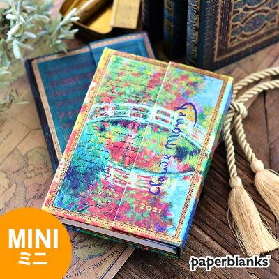 【SALE20%OFF】手帳 2021 年 ミニ見開き1週間 バーソフォーマット ペーパーブランクス 1月始まり 月曜始まり マンスリー ウィークリー 大人かわいい スケジュール帳 おしゃれ オシャレ 日記 育児日記 ママダイアリー ママ手帳 レトロ 洋書 管理