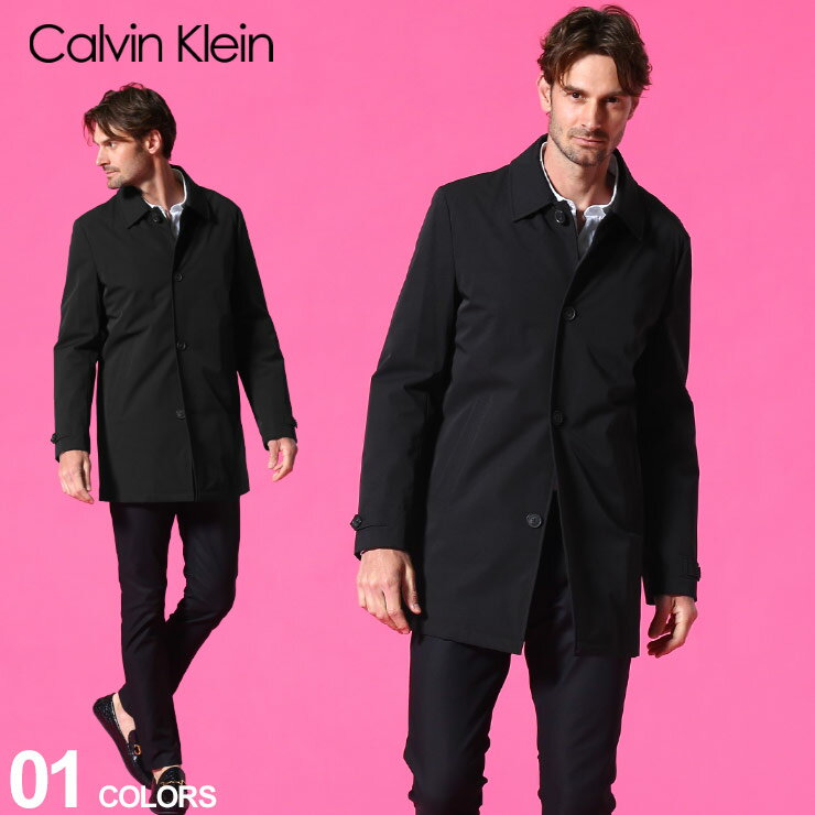カルバン・クライン カルバンクライン メンズ コート Calvin Klein 中綿 ステンカラー ナイロンコート ブランド アウター スプリングコート パディング ストレッチ CKMELLIOT