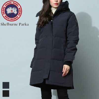 カナダグース レディース ダウン CANADA GOOSE ブランド ダウンジャケット ダウンコート アウター コート ブルゾン フード フルジップ SHELBURNE シェルバーン ブラックレーベル BLACK 定番 CGL3802WB