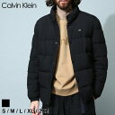 カルバン・クライン カルバンクライン アウター ジャケット メンズ Calvin Klein ブランド ブルゾン スタンド フルジップ ロゴ シンプル 中綿 大きいサイズあり クロ 黒 CKCM152963