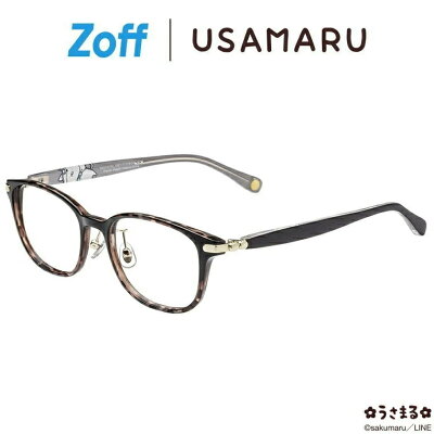 ウェリントン型 めがね|Zoff|USAMARU(うさまる)|ゾフ 度付きメガネ 度入りめがね ダテメガネ 眼鏡 グッズ レディース おしゃれ zoff_dtk【ZA221015_29E1 ZA221015-29E1 レッド】【51□18-145】【アウトレット/SALE/セール】